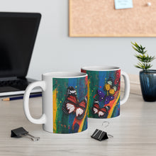 Load image into Gallery viewer, GreenLiving4Life Butterfly Collection - &quot;Red Butterfly Abstract&quot; Mug 11oz - GreenLiving4Life