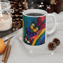 Load image into Gallery viewer, GreenLiving4Life Butterfly Collection - &quot;Red Butterfly Abstract&quot; Mug 11oz - GreenLiving4Life