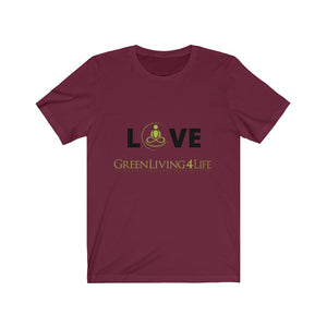 Black Love- GreenLiving4Life Unisex Jersey Short Sleeve Tee - GreenLiving4Life