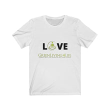 Load image into Gallery viewer, Black Love- GreenLiving4Life Unisex Jersey Short Sleeve Tee - GreenLiving4Life