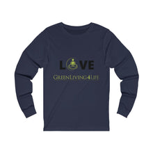 Load image into Gallery viewer, Black Love- GreenLiving4Life Unisex Jersey Long Sleeve Tee - GreenLiving4Life