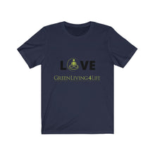 Load image into Gallery viewer, Black Love- GreenLiving4Life Unisex Jersey Short Sleeve Tee - GreenLiving4Life