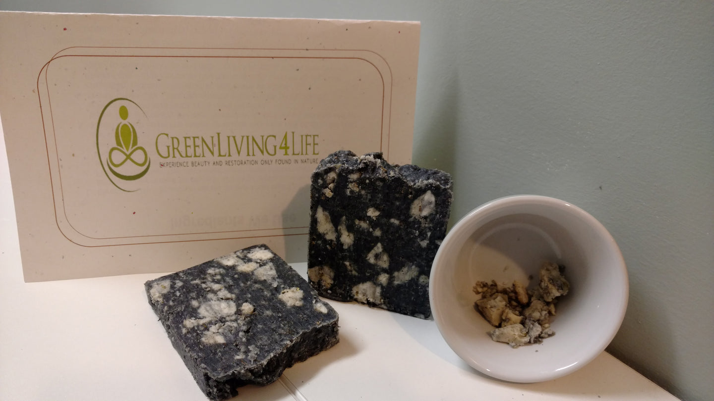 Black Beauty Infusion Soap-Unscented Hot Processed - GreenLiving4Life