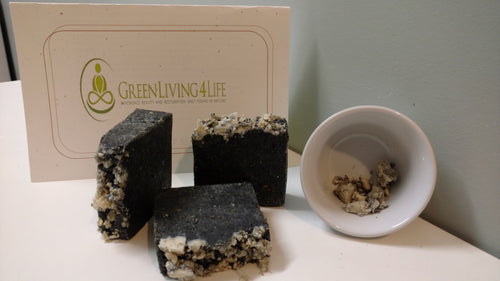 Black Beauty Soap-Unscented Hot Processed - GreenLiving4Life