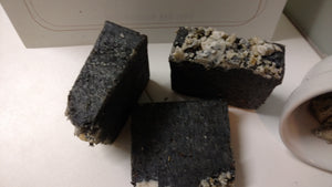 Black Beauty Soap-Unscented Hot Processed - GreenLiving4Life