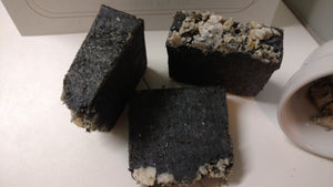 Black Beauty Soap-Unscented Hot Processed - GreenLiving4Life