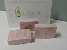 Load image into Gallery viewer, Pink Passion Salt Soap Bar-Scented Cold Processed - GreenLiving4Life