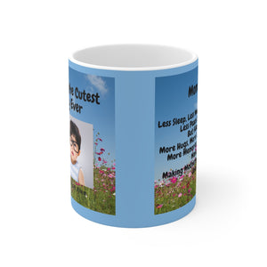 GreenLiving4Life Personalized Blue Mom Life Mug 11oz - GreenLiving4Life