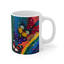 Load image into Gallery viewer, GreenLiving4Life Butterfly Collection - &quot;Red Butterfly Abstract&quot; Mug 11oz - GreenLiving4Life