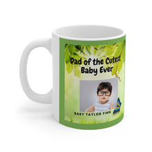 Load image into Gallery viewer, GreenLiving4Life Personalized Green Dad Life Mug 11oz - GreenLiving4Life