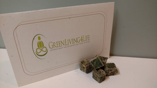 Salt Spa squares (Moringa Green)- Unscented Cold Processed - GreenLiving4Life